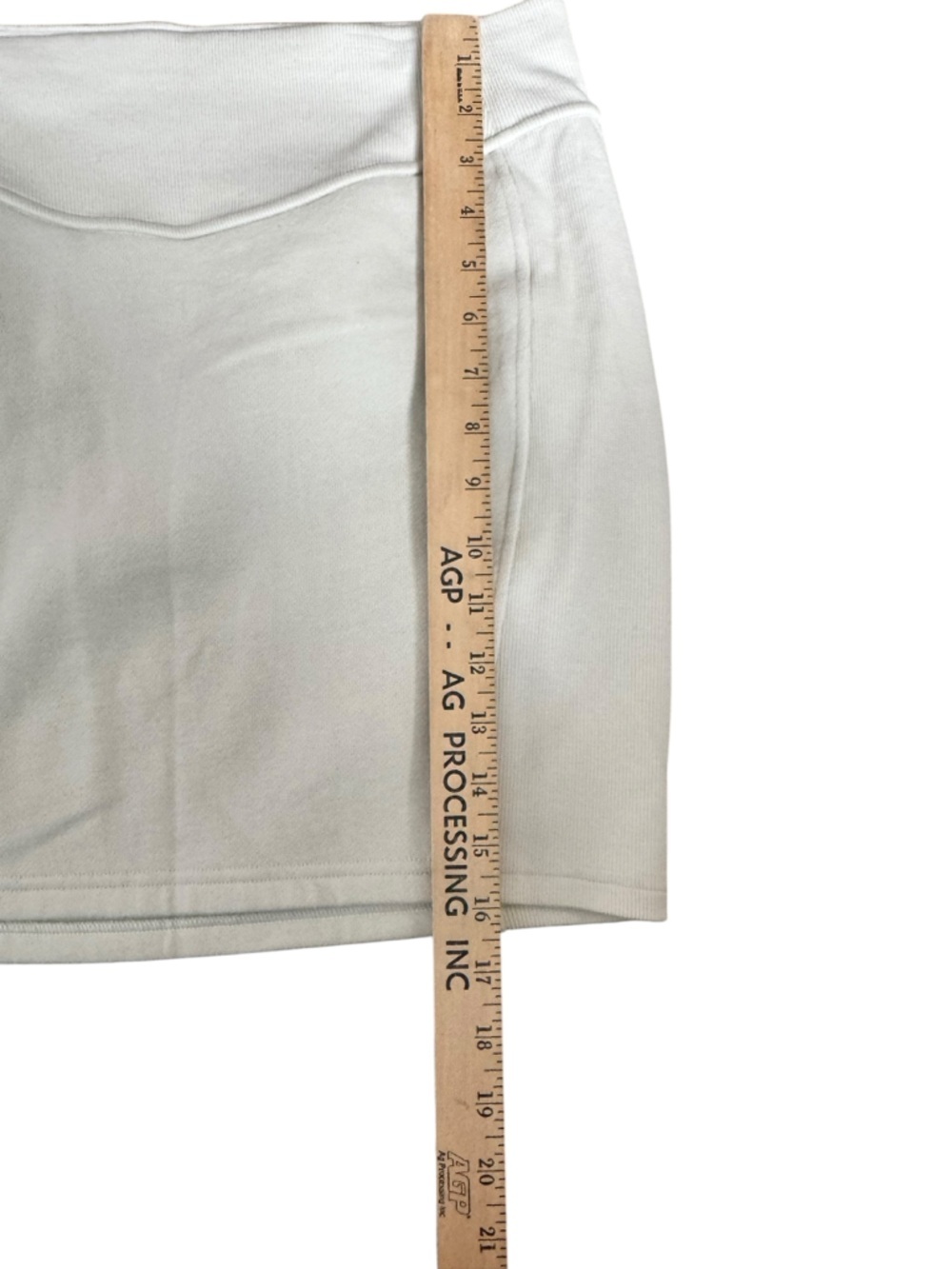Lululemon Scuba High Rise Mini Skirt Bone Softstreme Athleisure M CC12 - Picture 7 of 8